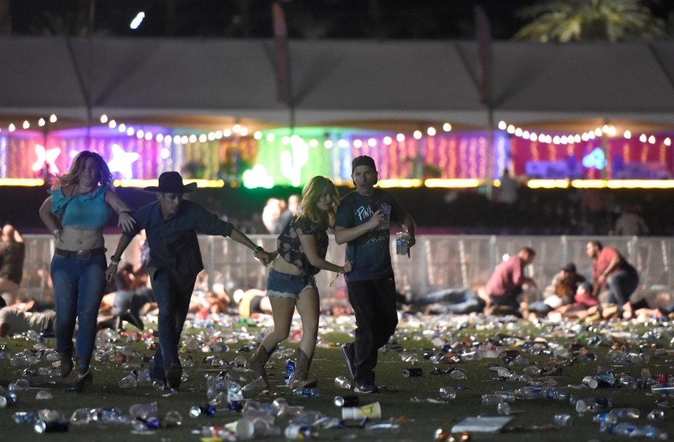  People ran for their lives from the shooting attack unleashed by Stephen Paddock