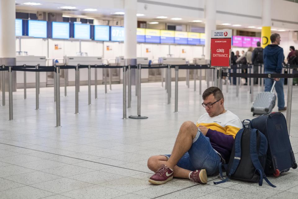  Passengers have been left stranded and with flights cancelled