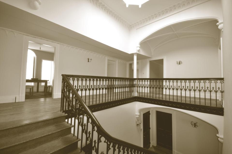  The mansion boasts 31 rooms, 10,000sq ft of space and features dating from the medieval, Jacobean and Georgian periods