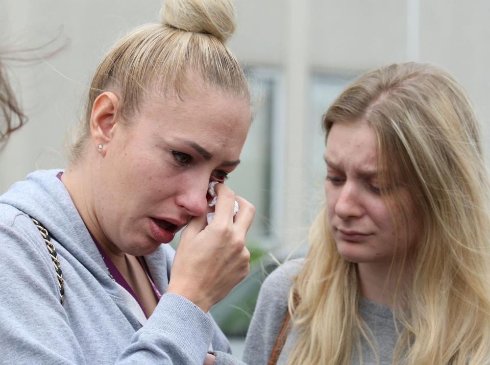  Staff were in tears as they came to terms with the news