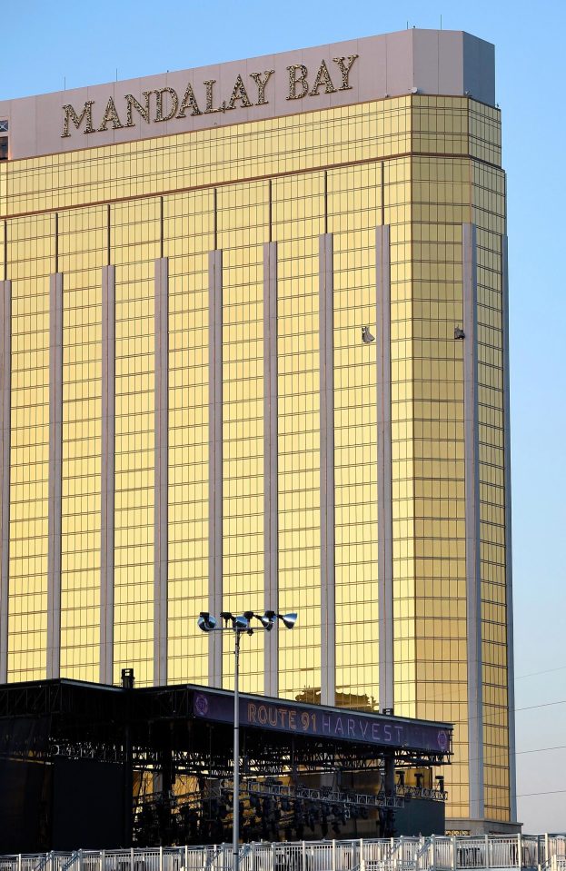  The man was on the 32nd floor, unleashing hundreds of bullets on crowds below