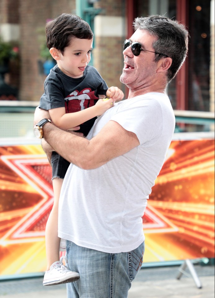 Simon said being a dad to son Eric may have softened him