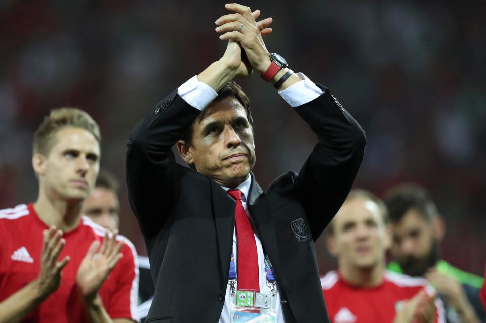  Chris Coleman could be coming to the end of his journey with Wales