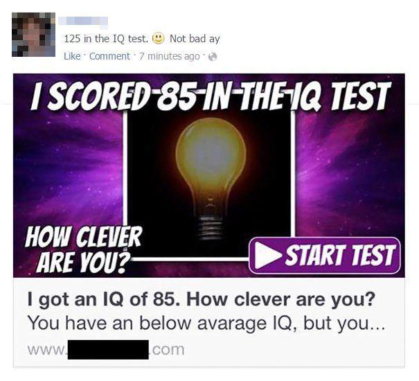 It’s no surprise this chap got a low score after making this monumental blunder