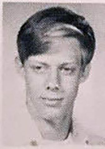  Paddock is pictured here in his high school yearbook photo in 1971