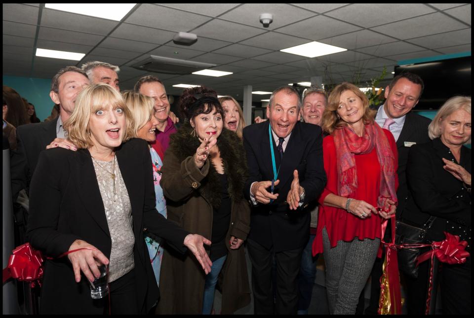  The old gang got together to open a leisure centre