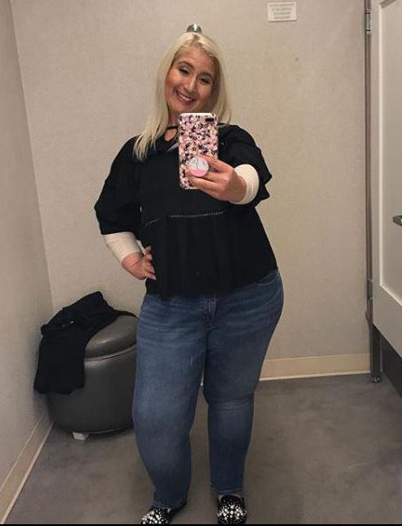  The blogger has bravely charted her weight battles online, and is now an advocate for body positivity