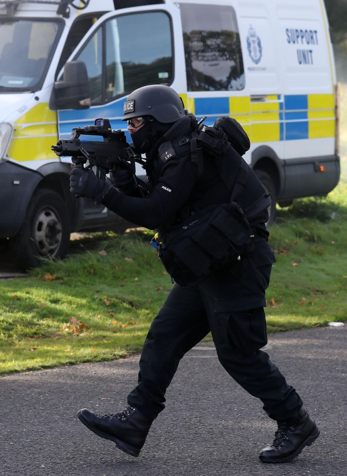 Counter-terror cops raced into action to tackle the jihadis