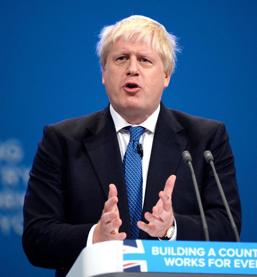  Boris said his party believed 'in the potential of the British people'