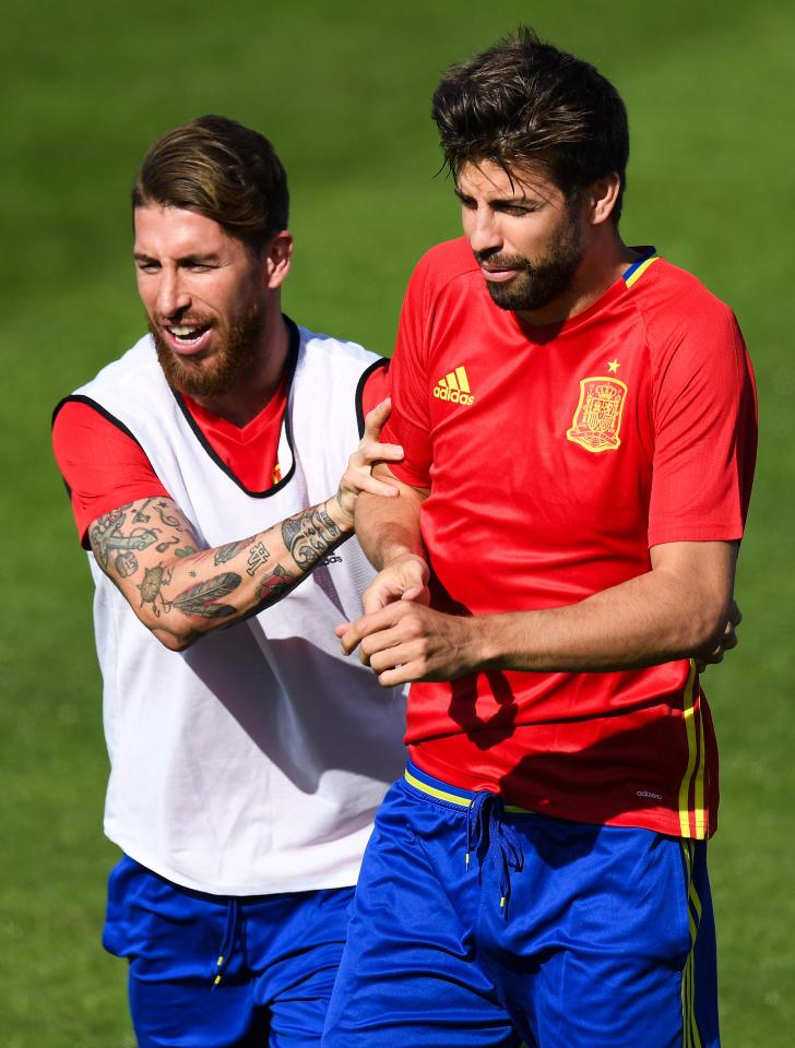  Sergio Ramos says his relationship with Gerard Pique will not be affected by the Catalan row in Spain