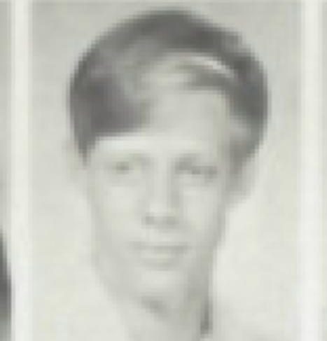  Paddock is pictured as a young man in his high school yearbook