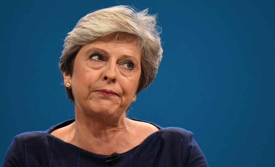  Theresa May was accused of giving the worst party conference speech ever after many staggering disasters