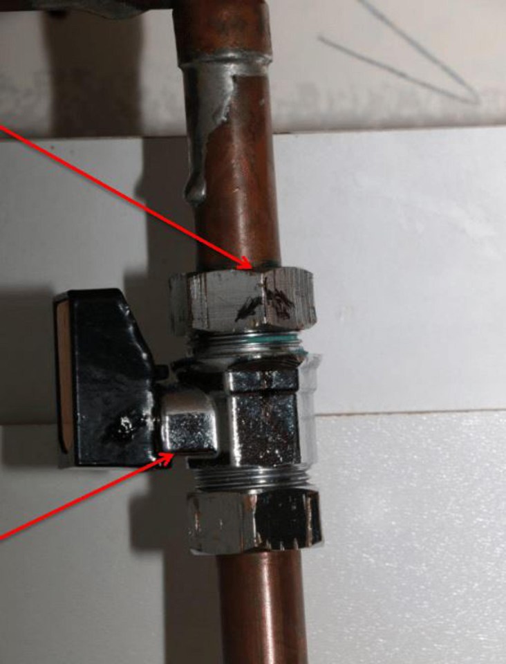 Jurors heard that Cillers damaged a gas valve, pictured, at their home