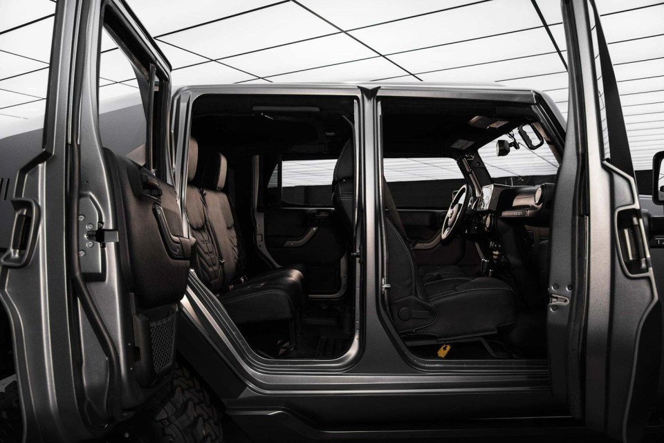 Suicide doors give the SUV a dangerous edge