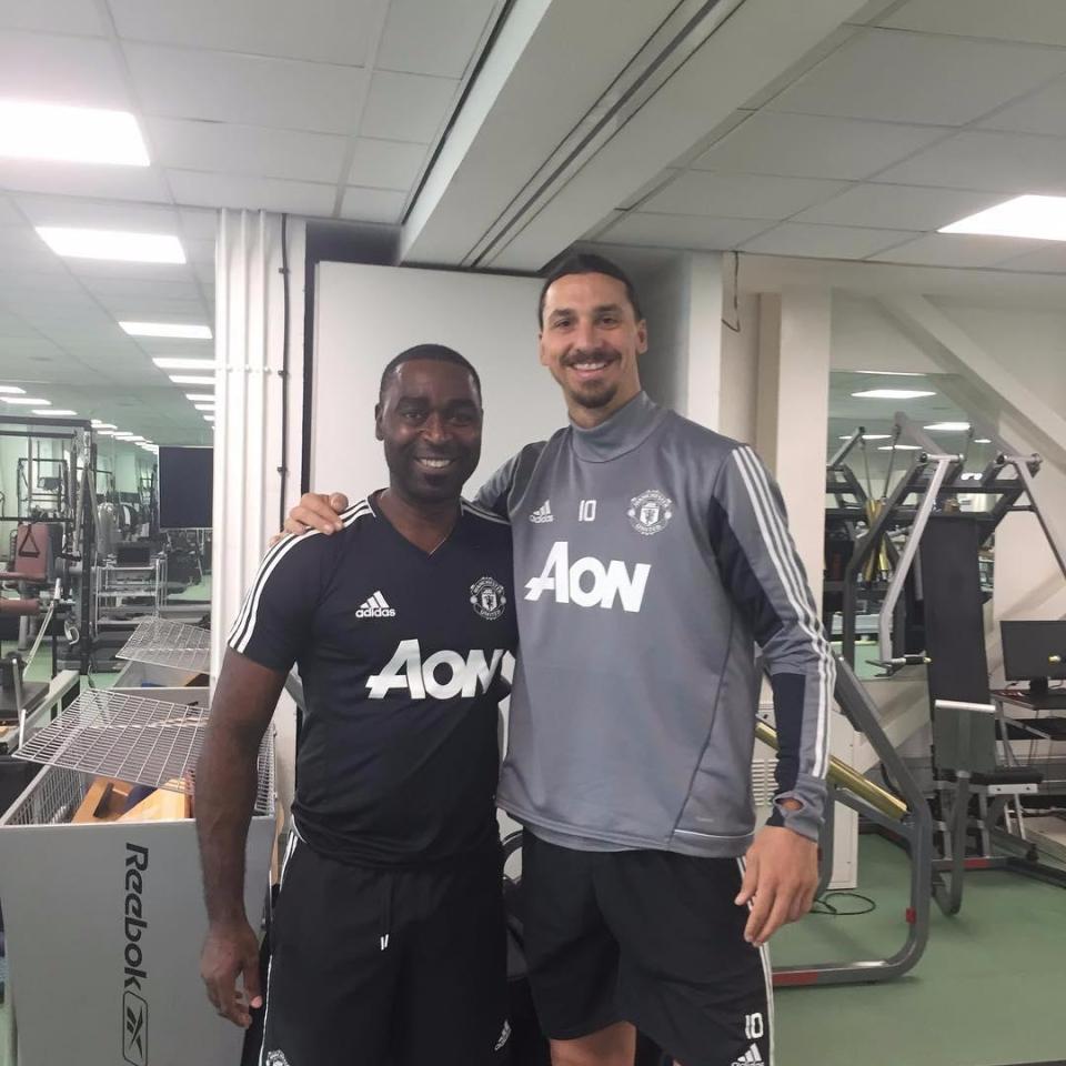  Andy Cole has recently been training with the Swedish striker