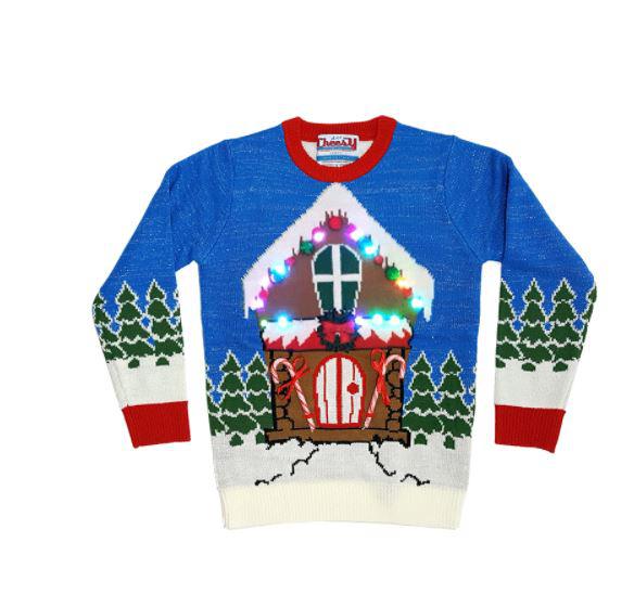  The Cheesy Christmas Jumpers website has a range of flashing tops