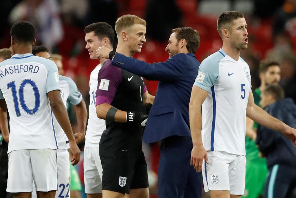  Joe Hart impressed for England in the World Cup Qualifying win against Slovenia at Wembley