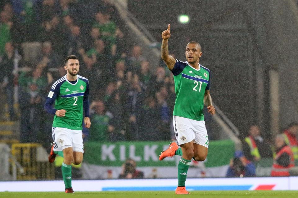  Josh Magennis' late equaliser had the Northern Ireland crowd cheering despite the 3-1 loss