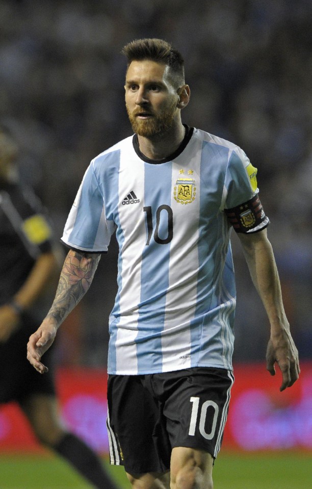 Messi fired out one shot for a throw during the first half