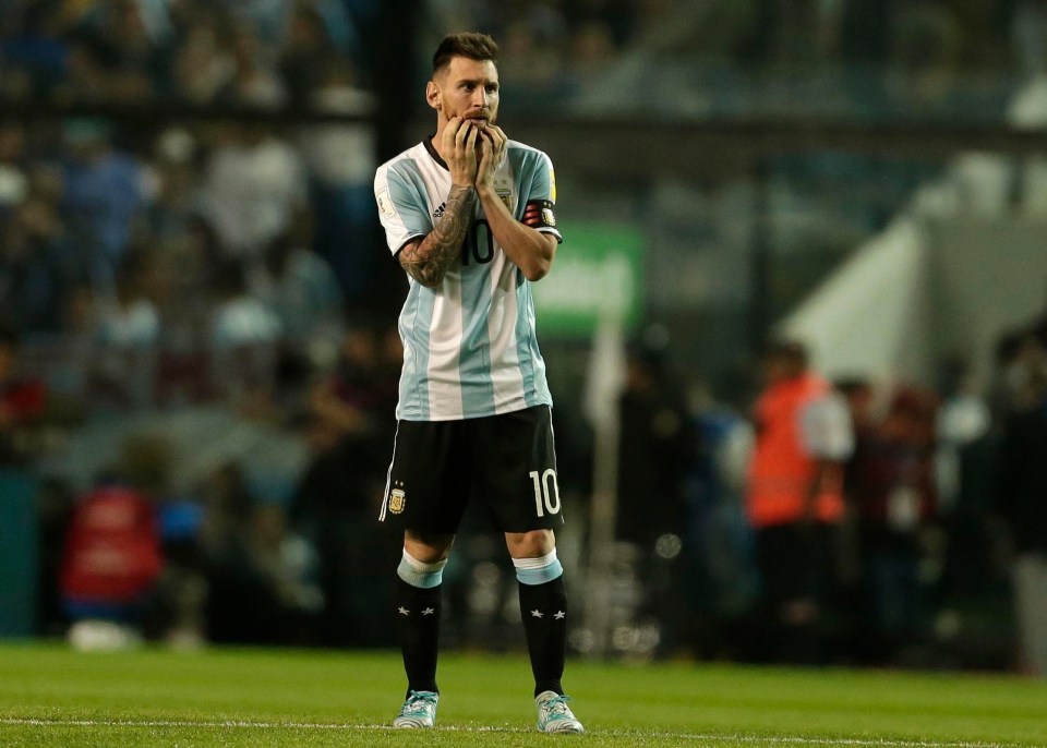 Messi shows his frustration at full-time