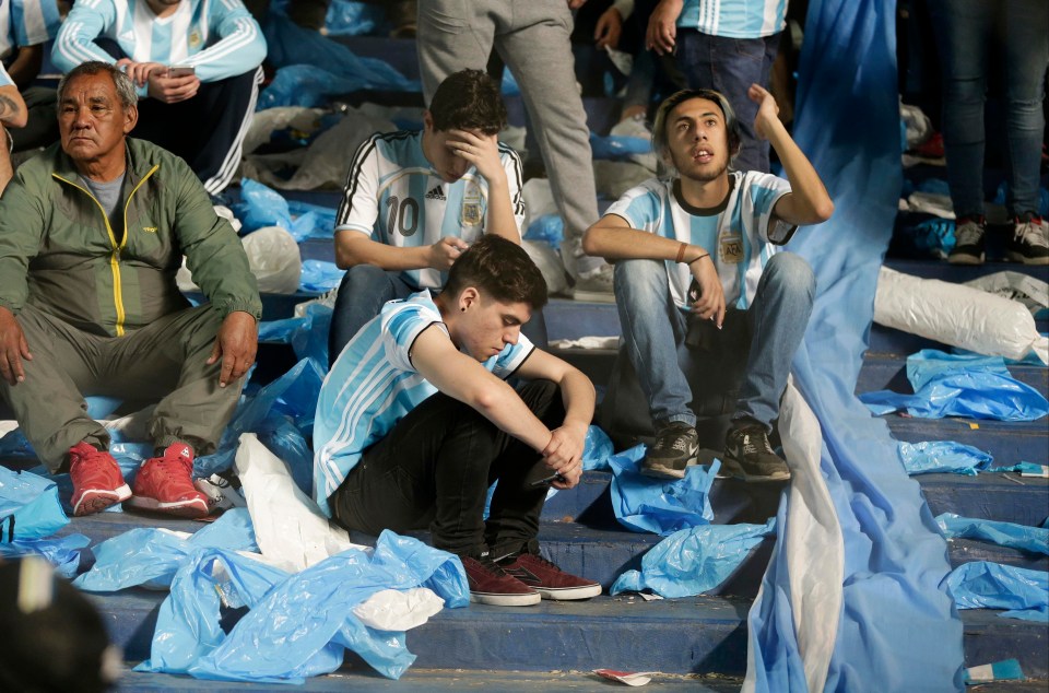 Argentina were left to contemplate a World Cup without them