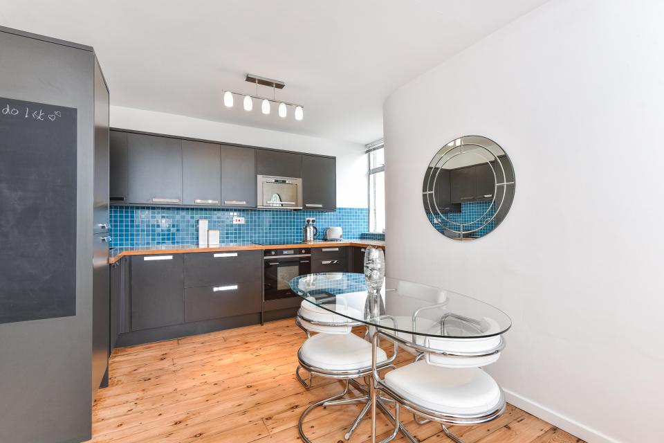  The kitchen is described by the estate agent as 'modern'