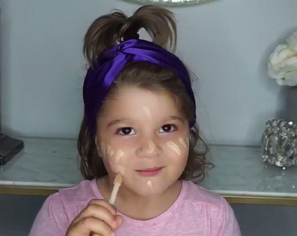  Foundation was the first step in Jenny's makeup routine