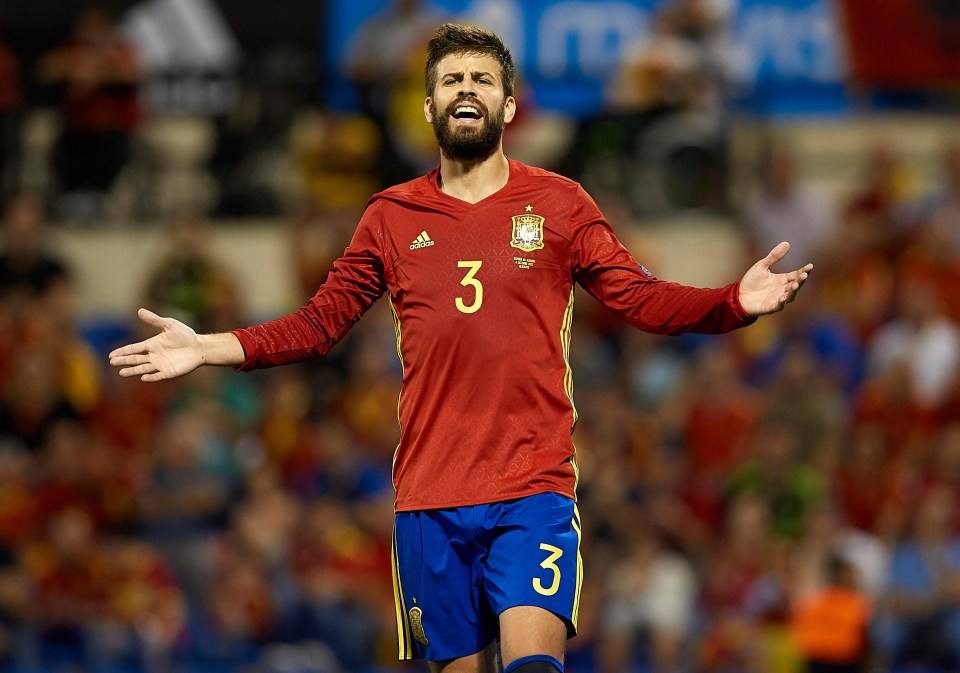 Gerard Pique was booed by fans on a tough night for the defender