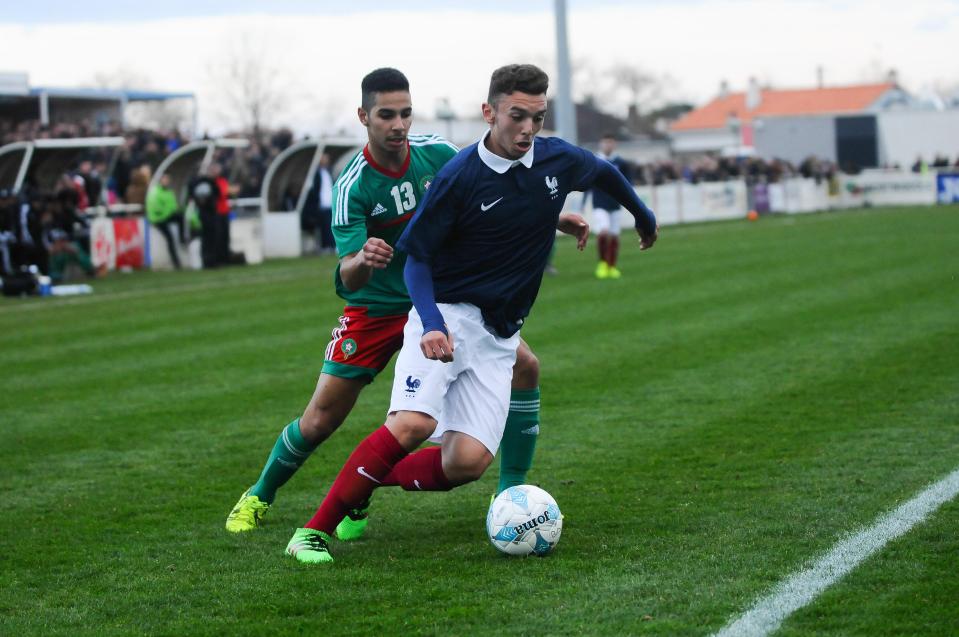  Amine Gouiri was the top scorer at the under-17 European Championship