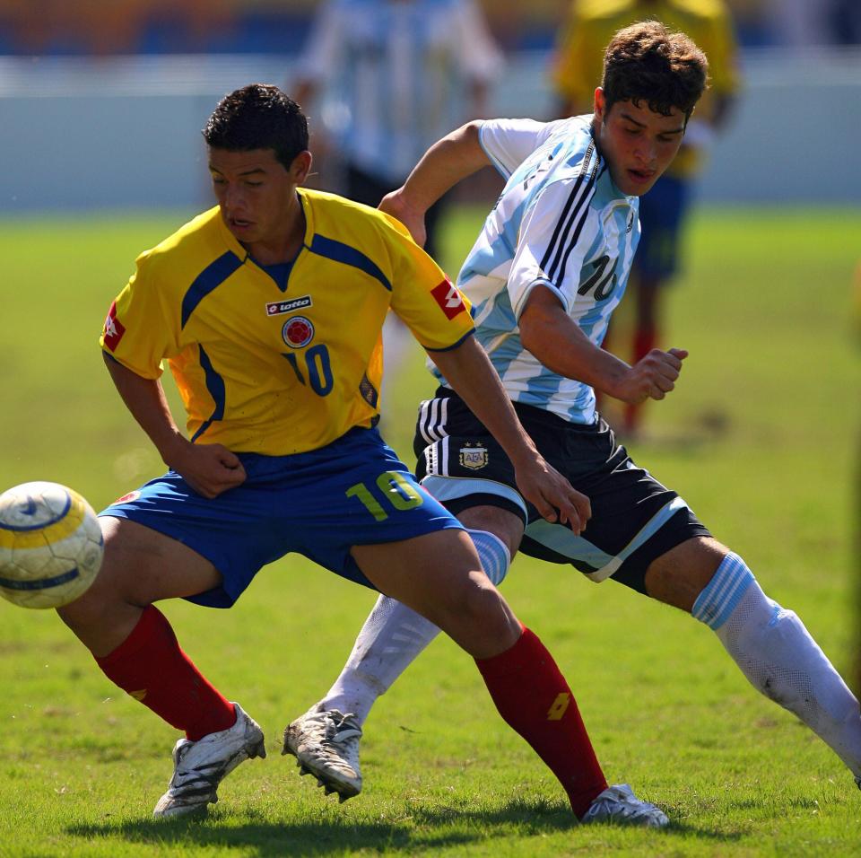  James Rodriguez played for Colombia in the 2007 Under-17 World Cup