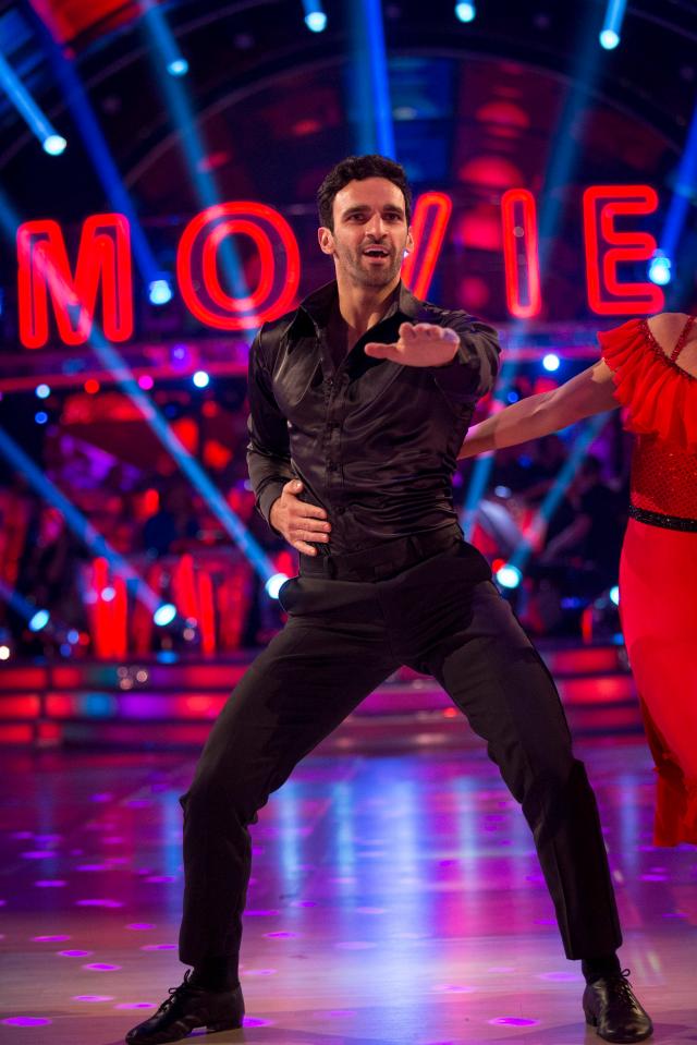  Davood ended the night with a Saturday Night Fever routine