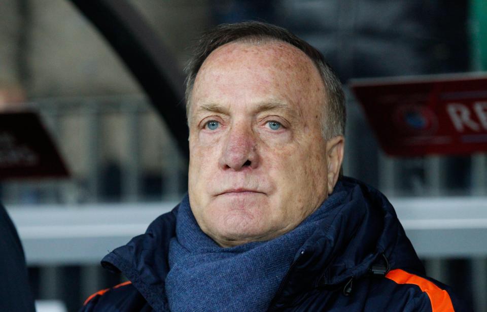  Dick Advocaat's side have failed to qualify for the second successive tournament