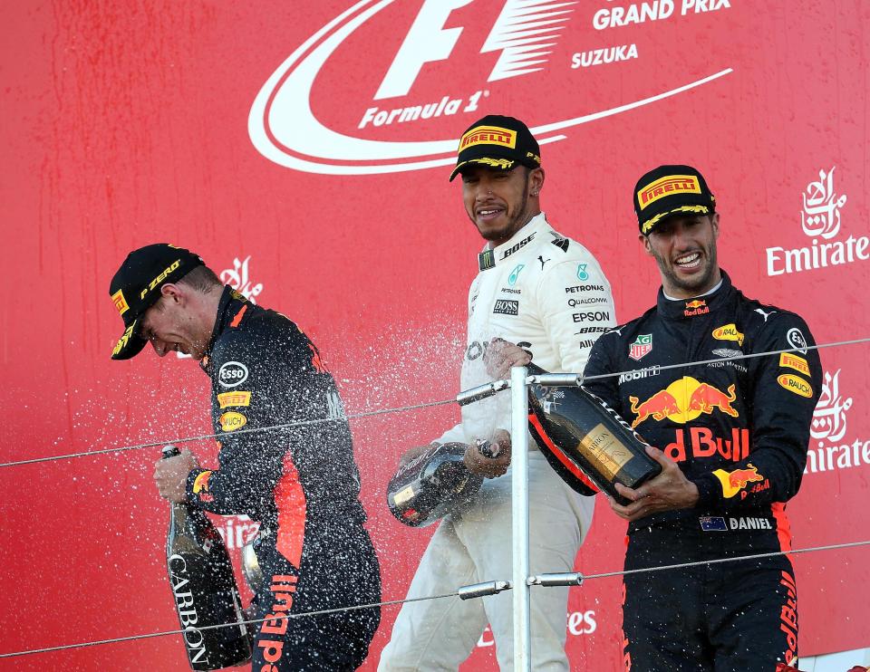  Lewis Hamilton opened up a huge lead on Sebastian Vettel with a win in Japan