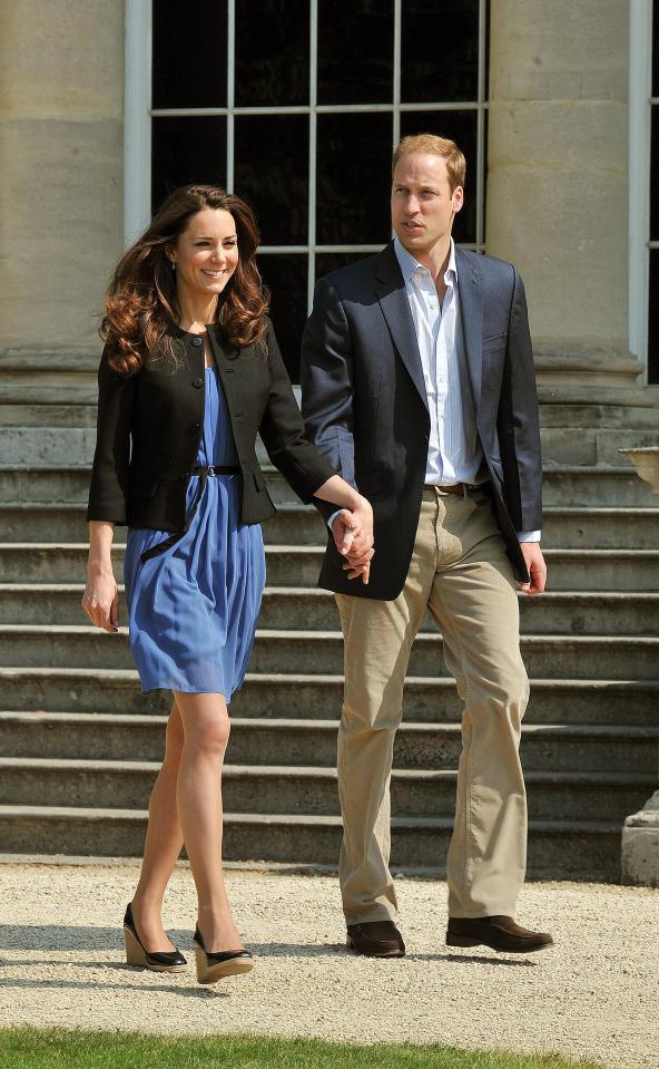  Prince William and Kate Middleton leave for their honeymoon, one of the handful of times they have been pictured holding hands in public