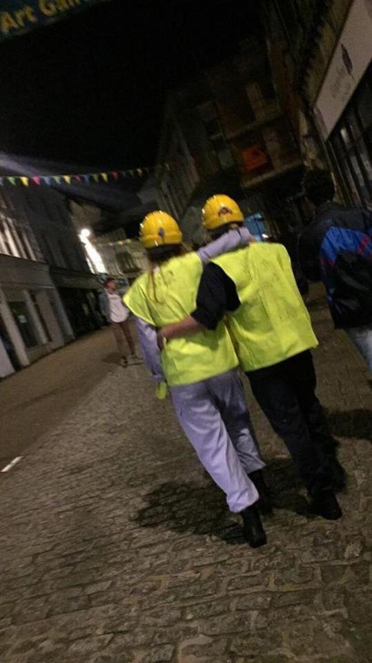  The jackets were worn on a pub crawl by Camborne School of Mine students