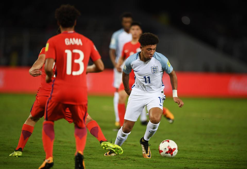  Sancho was only allowed to go to the U17s World Cup on the proviso he would return after the group stages