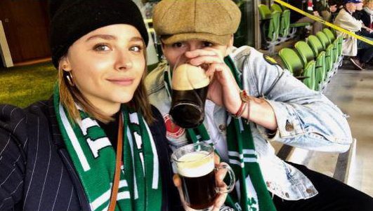  The young couple snapped themselves drinking a Guinness whilst in Dublin