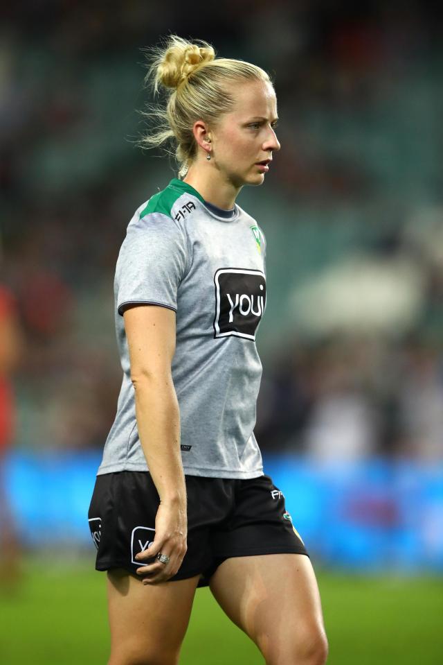  Sleeman was the first women to officiate in a Test match between Fiji and Tonga as a touch judge