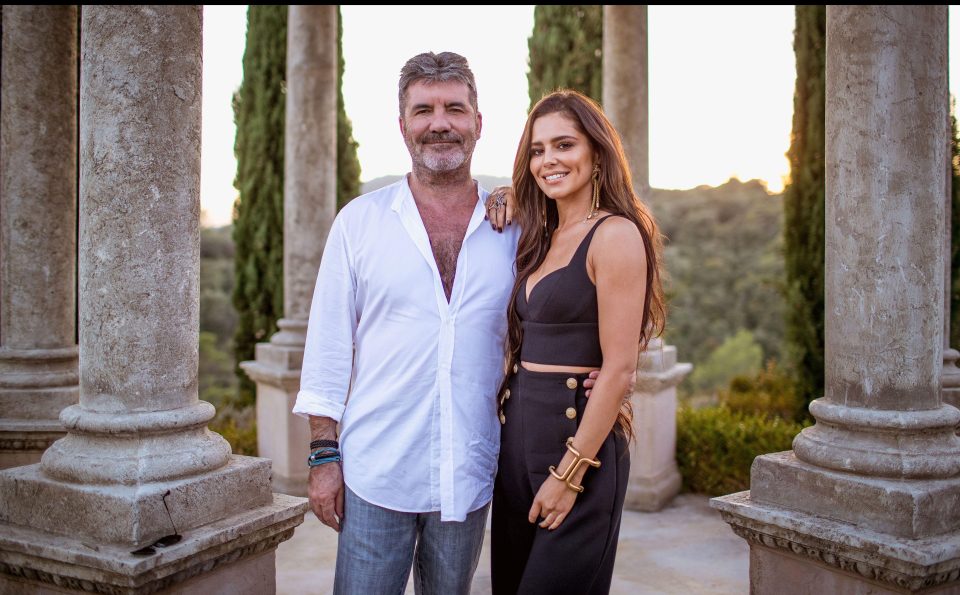  Simon Cowell at a recent interview with Cheryl