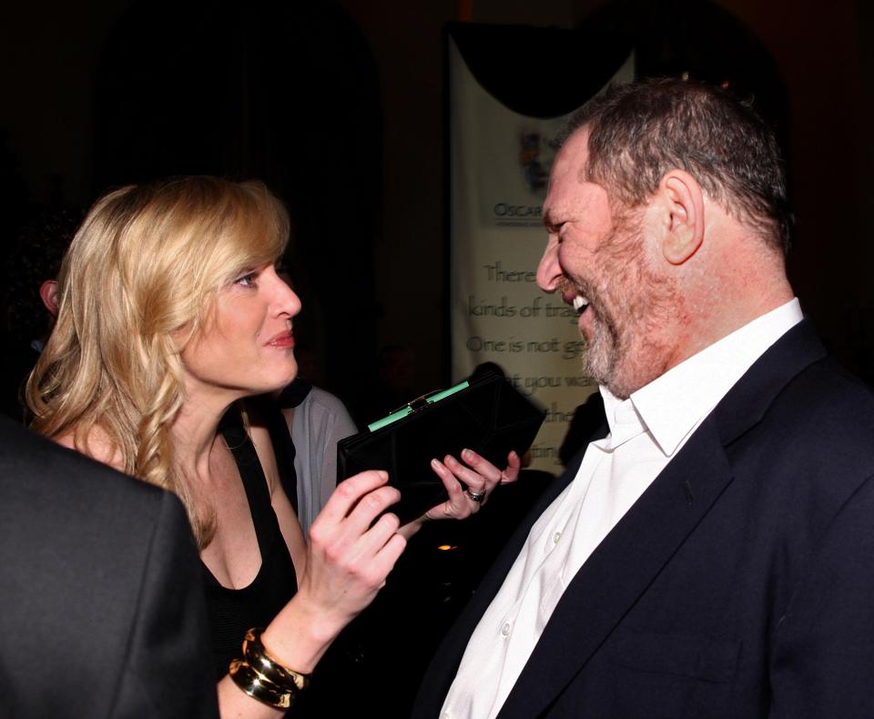  Kate Winslet, pictured here with Weinstein in 2009, joined the slew of actresses slamming the producer