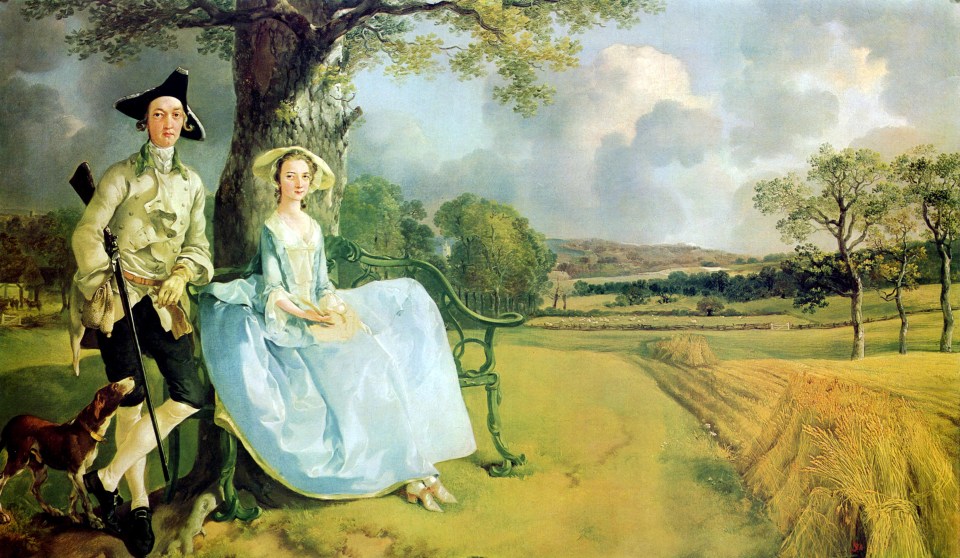 Mr. and Mrs. Robert Andrews is a classic painting by Thomas Gainsborough… but is there more to the work than meets the eye?