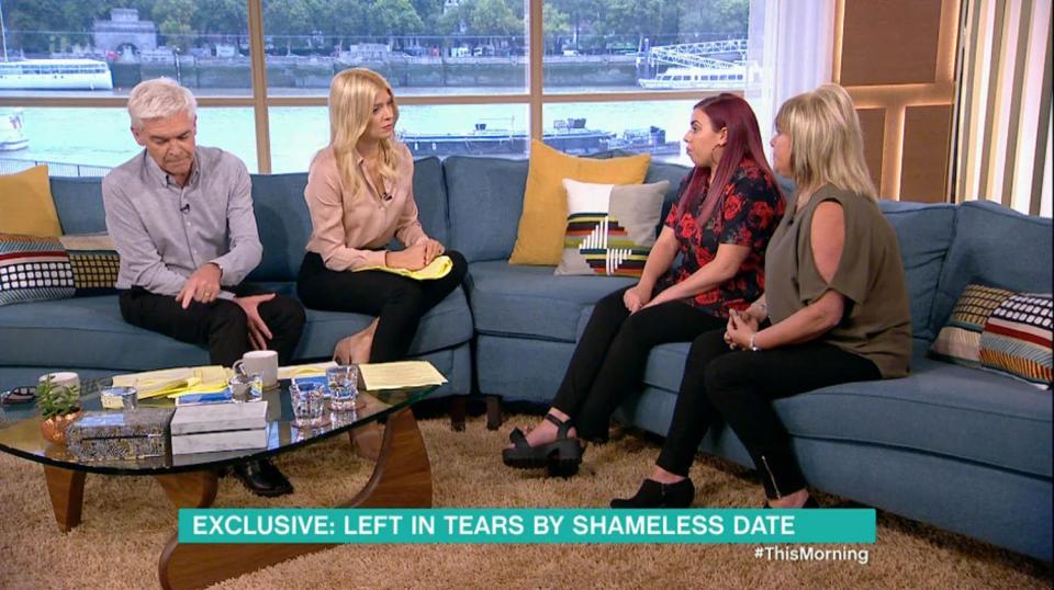  Sophie and her mum, Julie, went on This Morning to talk about the sick prank