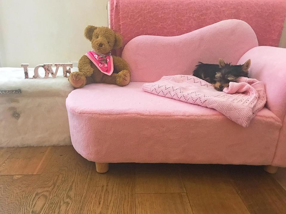  There's always Esme's personal pink chaise longue when things get a little too much