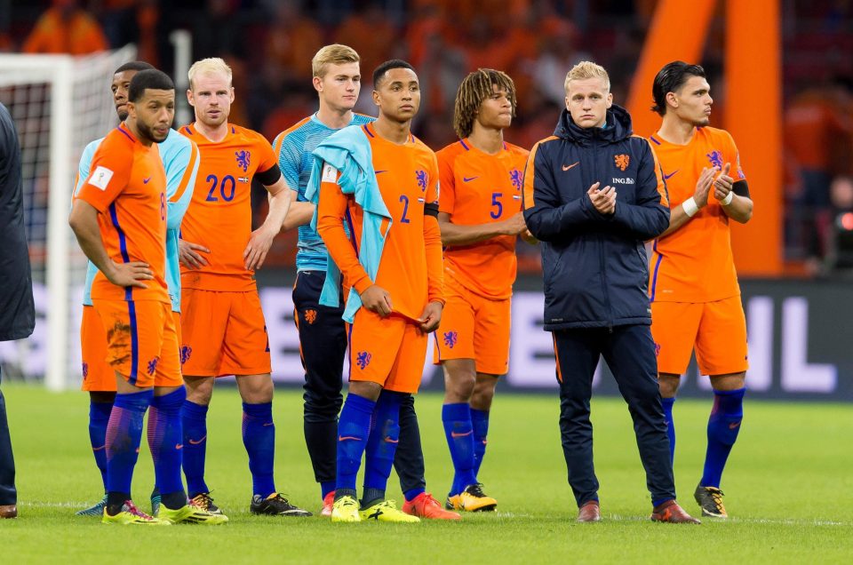  Dutch football is in disarray after they failed to qualify for the World Cup 2018