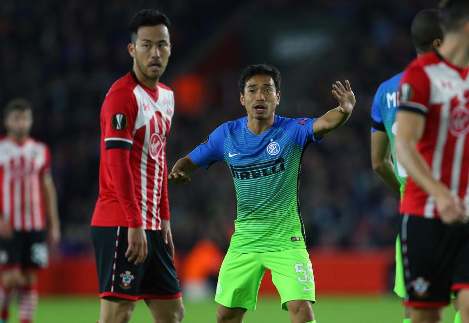  Nagatomo is considering his options at the San Siro