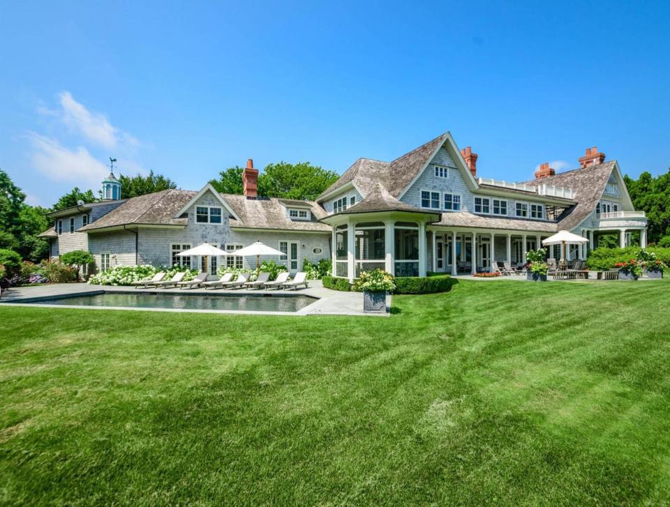  The movie mogul has also put his property in the Hamptons, pictured, up for sale