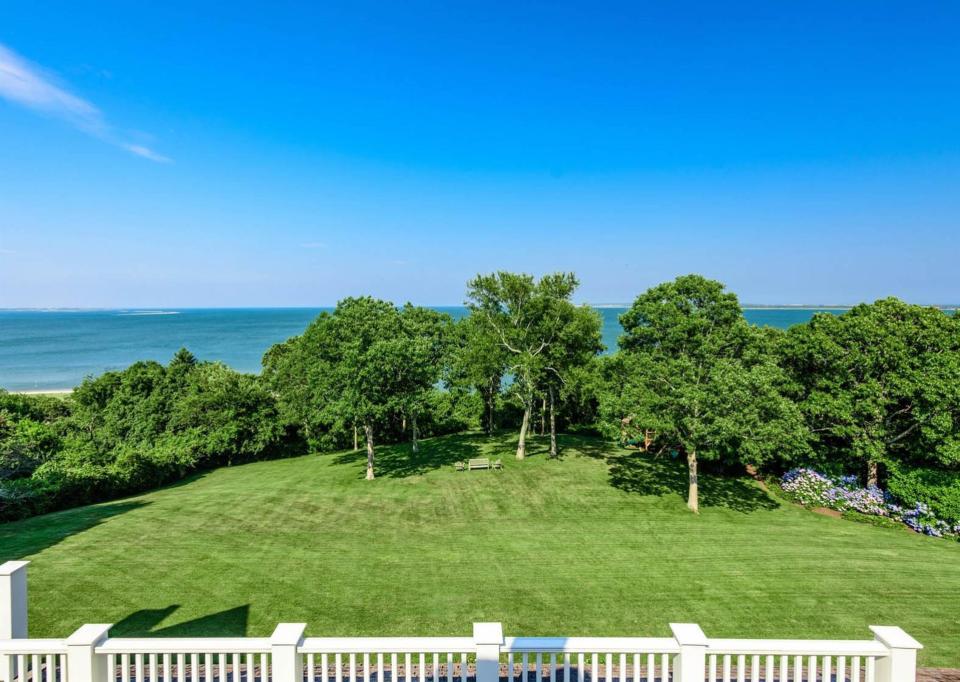  The balcony offers views of the village of Montauk