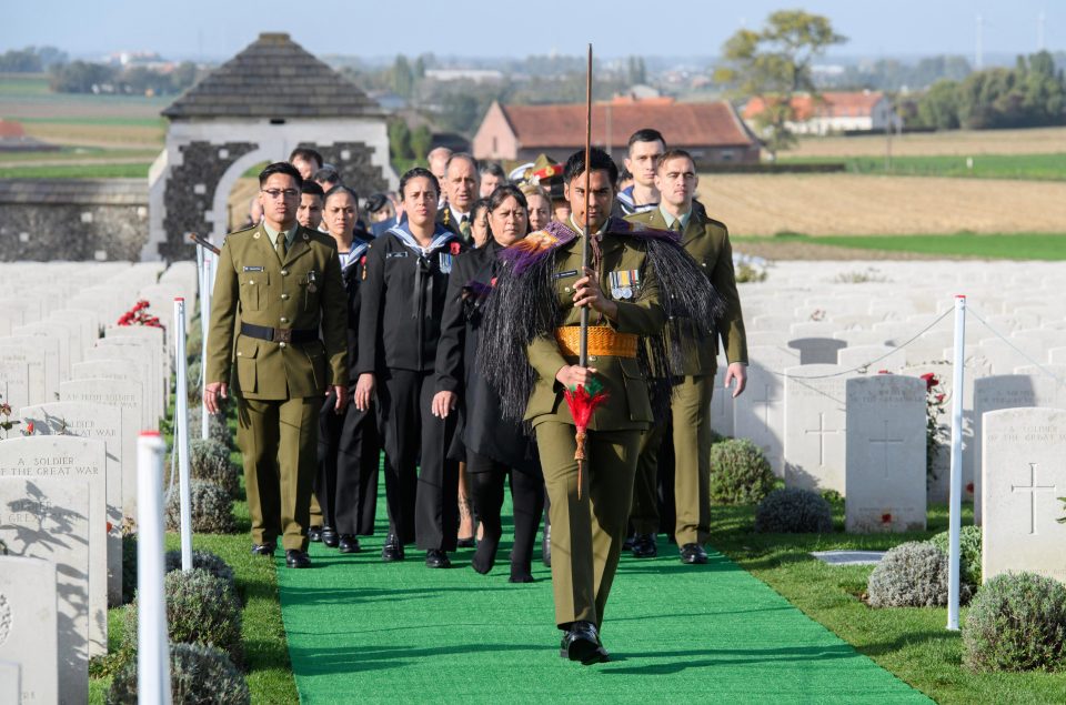  The Prince delivered his speech at Tyne Cot cemetery, near the town of Ypres in Flanders