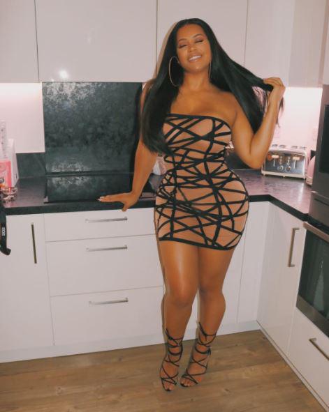  Lateysha's most recent Instagram shows off her amazing curves