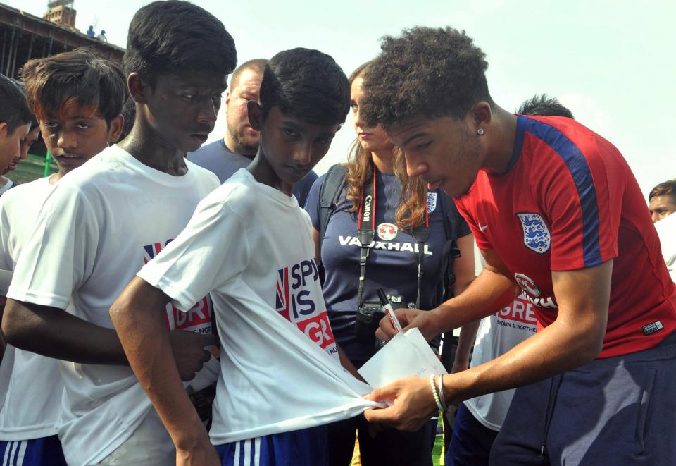  Sancho has proven to be a big hit with football fans in India